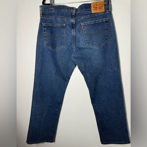 Levi's Men's Straight Jeans in Deep Blue